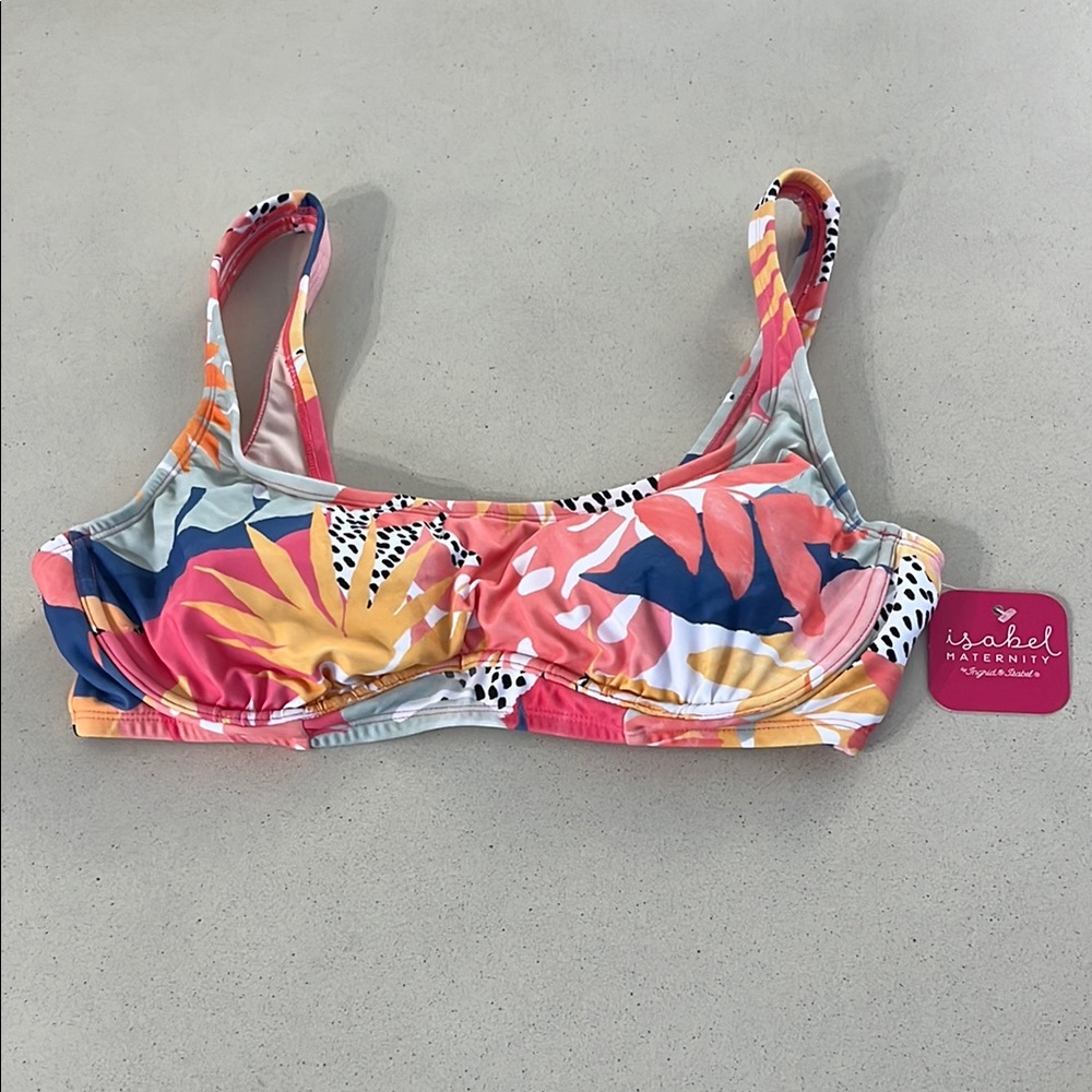 Isabel Maternity by Ingrid & Isabel Colorful Bikini Top